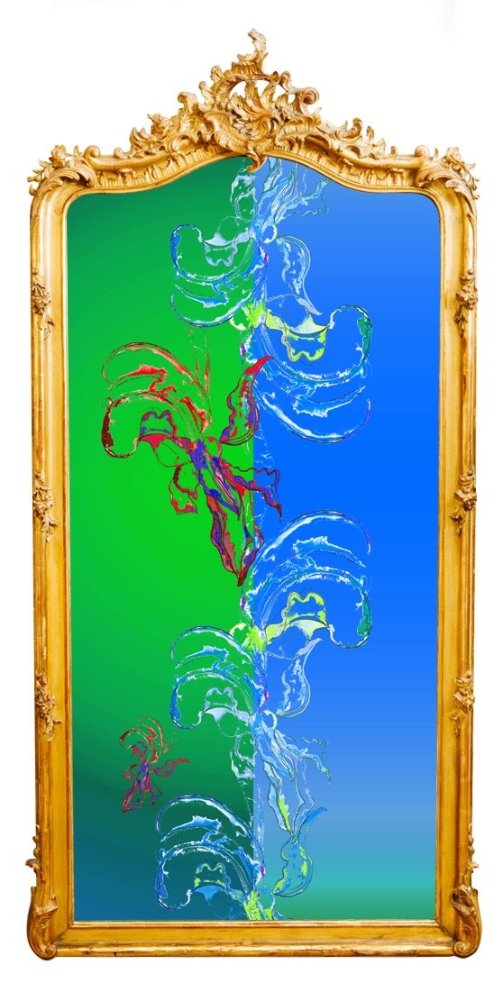 miroir- je m'aligne avec la fréquence du coeur